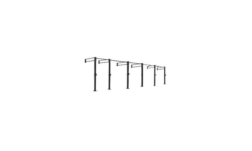 power rack fixo linha robust 60x60 ( 03 usuarios )